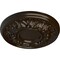 Ekena Millwork Odessa Ceiling Medallion (Fits Canopies up to 2 1/2"), Hand-Painted Bronze, 7 1/2"OD x 1 1/8"P CM07ODBZS - alternate 3